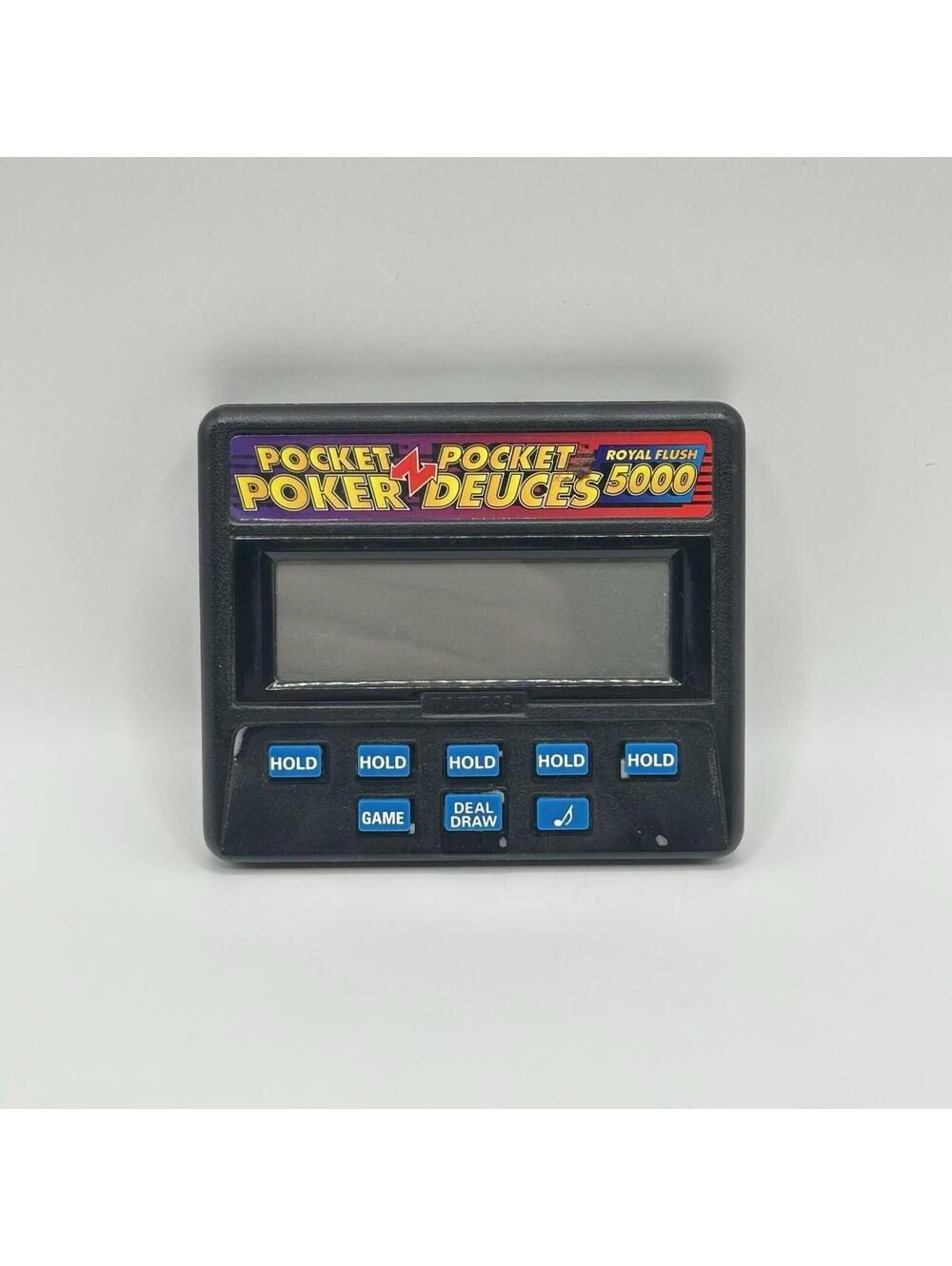 Vintage Radica - Pocket Poker Deuces Royal Flush 5000 Game Model 1314 Tested